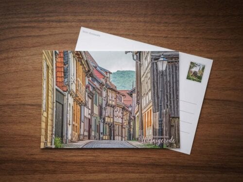 Kochstraße in Wernigerode (Postkarte)