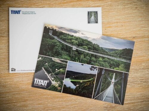 Hängebrücke TitanRT - 4er | Postkarte Stadtansichten Harzdrenalin