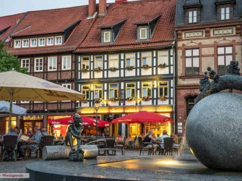 Nicolaiplatz am Abend