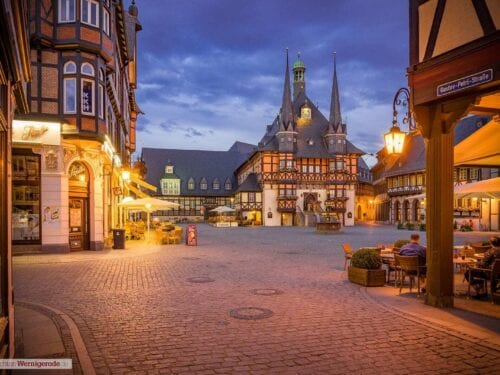 Marktplatz bei Nacht