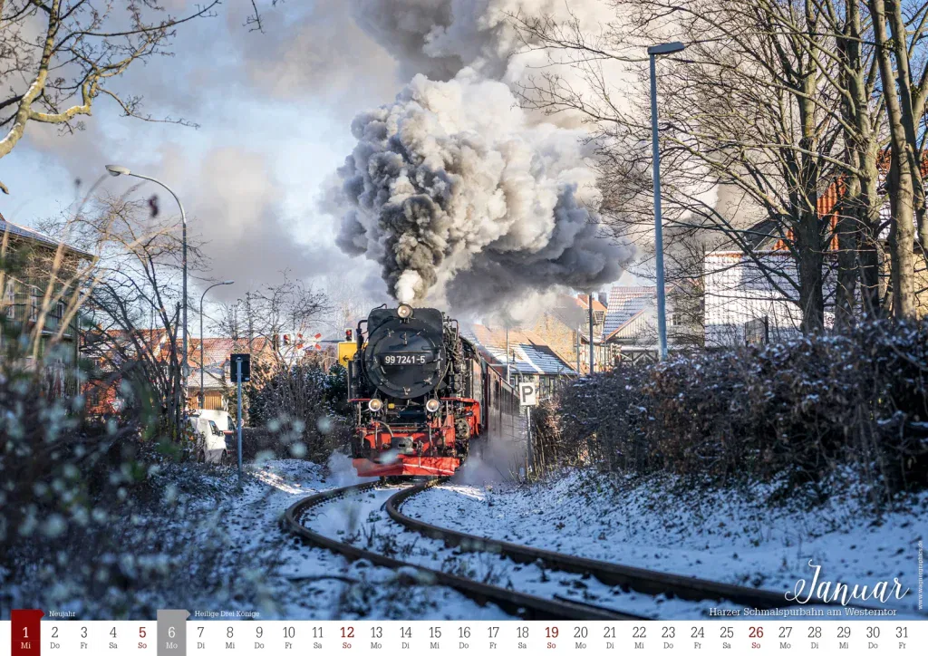 Kalender_Stadtansichten Wernigerode_2024_03 Kalender,Wernigerode,Harz