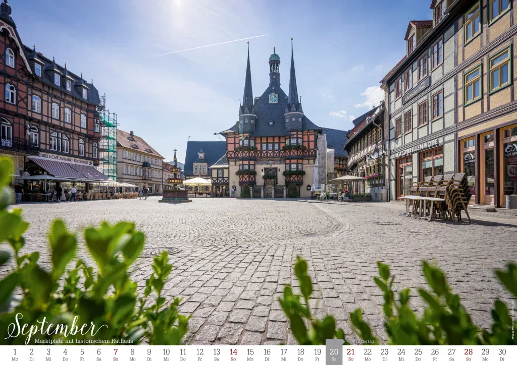 Kalender_Stadtansichten Wernigerode_2024_11 Kalender,Wernigerode,Harz