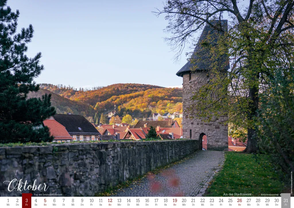 Kalender_Stadtansichten Wernigerode_2024_12 Kalender,Wernigerode,Harz