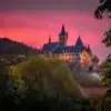 Schloß Wernigerode im Morgenrot