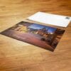 Rathaus mit Marktplatz bei Nacht (Postkarte)
