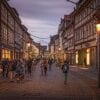 Novemberabend in der Stadt