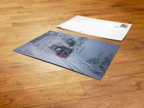 Harzer Schmalspurbahn im Winter (Postkarte)