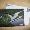 Hängebrücke TitanRT - Luftaufnahme Stausee | Postkarte Stadtansichten Harzdrenalin