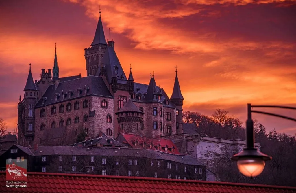 Schlossportrait bei Sonnenaufgang