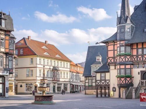 Marktplatz und Rathaus Wernigerode, 2020 Marktplatz und Rathaus Wernigerode, 2020